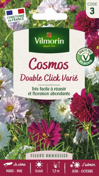 Fleurs - Cosmos Double Click Varié - PACKAGING_RECTO